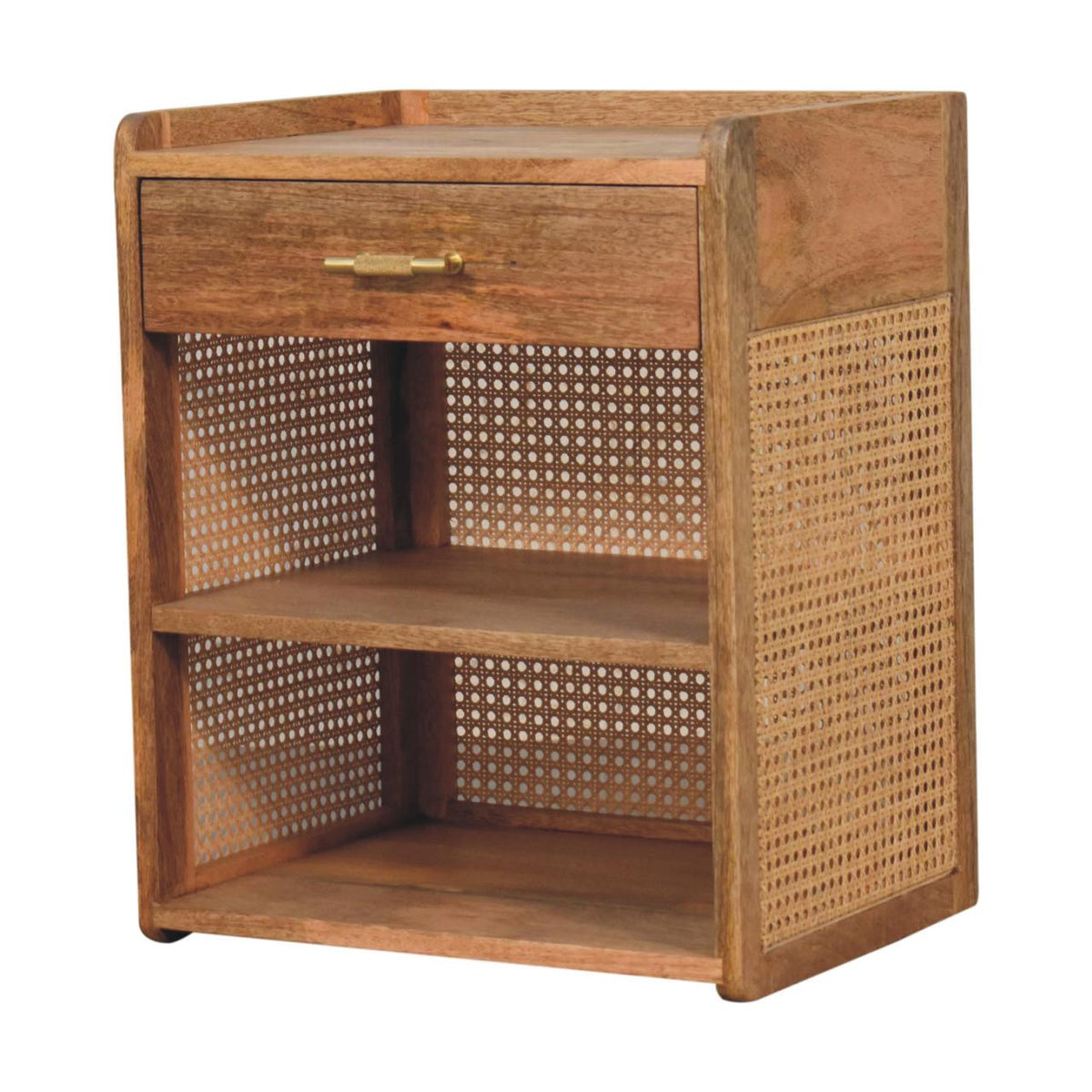 Larissa Oak Look Open Bedside 58cm
