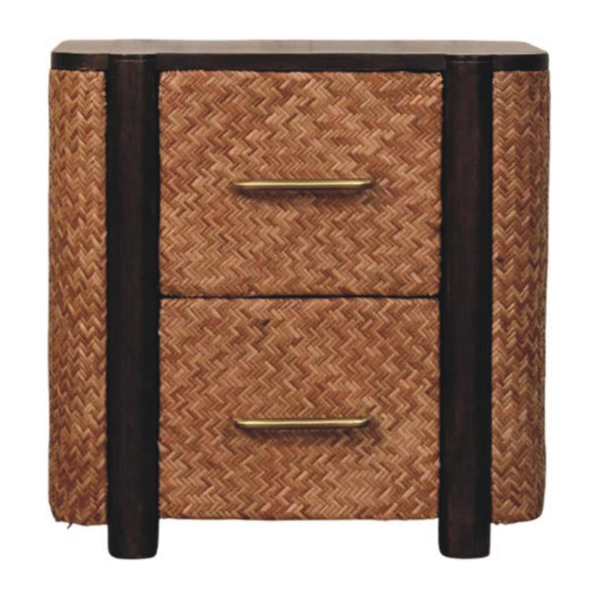 Havana Rattan Front Bedside 50cm