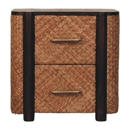 Havana Rattan Front Bedside 50cm