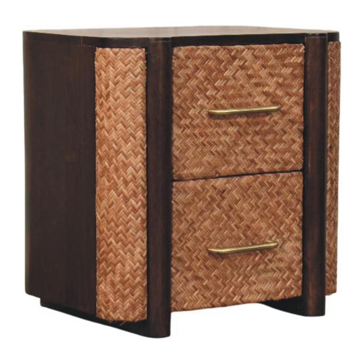 Havana Rattan Front Bedside 50cm