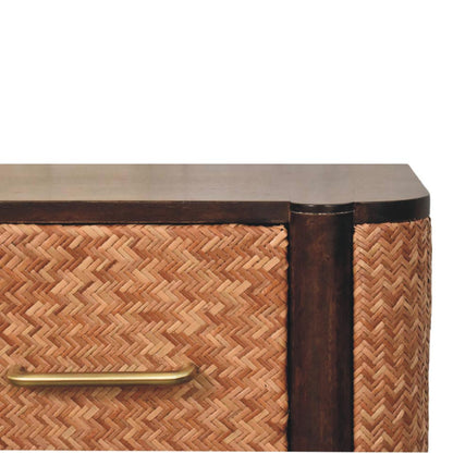 Havana Rattan Front Bedside 50cm