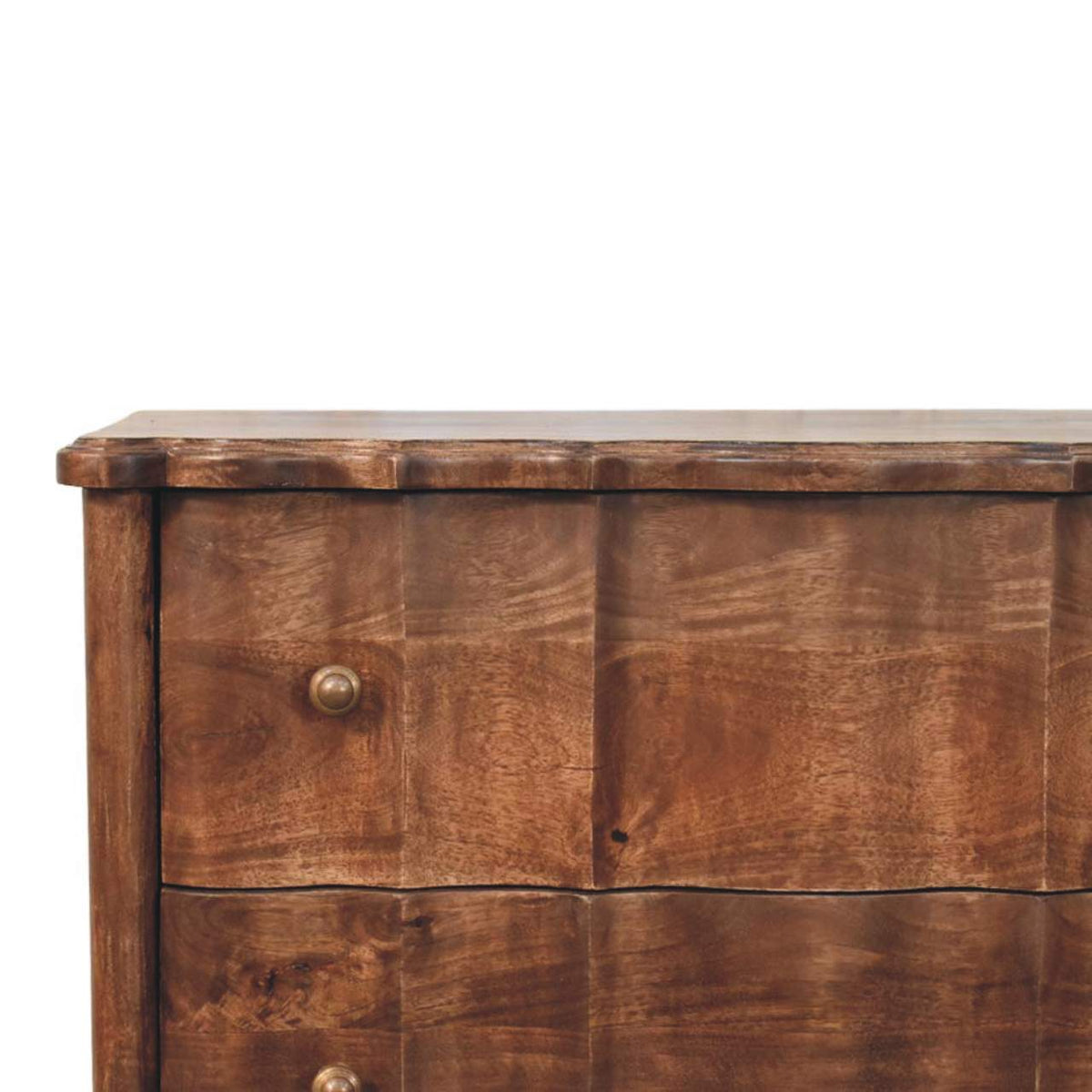 Lume Roasted Almond Panel Chest 85cm