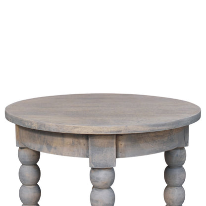 Spindle Washed Round Side Table 55cm