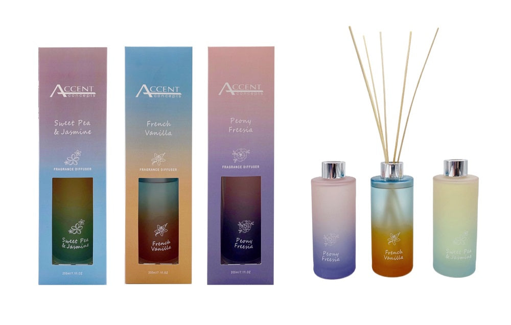 bulk 12 Sunset Diffuser 200ml Assort