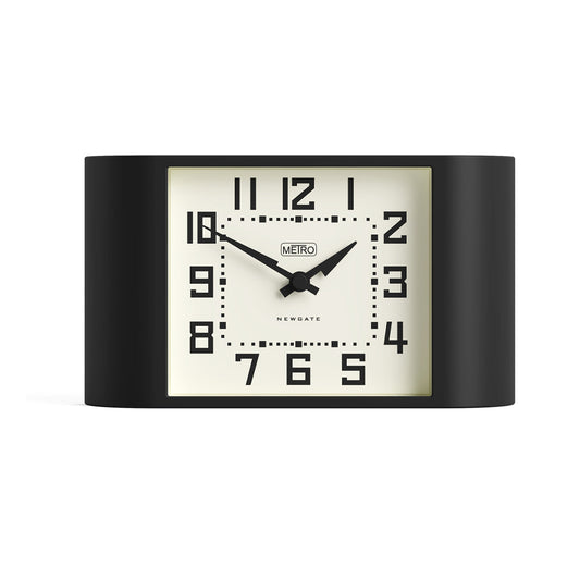 Newgate Mini Metro Mantel Clock-Black