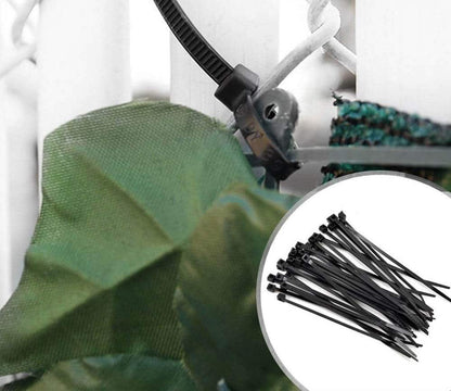 Artificial Ivy Leaf Hedging & Privacy Screen (Shade Cloth Backing Fake Ivy) 3m X 1m Roll - Image 4