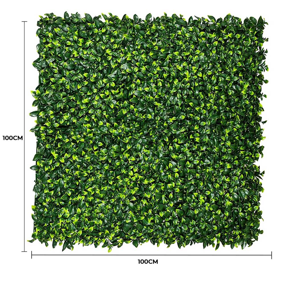 Jasmine Hedge Screen Green Wall Panel UV Resistant 100cm x 100cm - Image 2