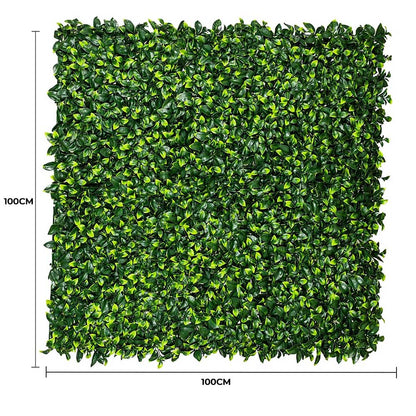 Jasmine Hedge Screen Green Wall Panel UV Resistant 100cm x 100cm - Image 2