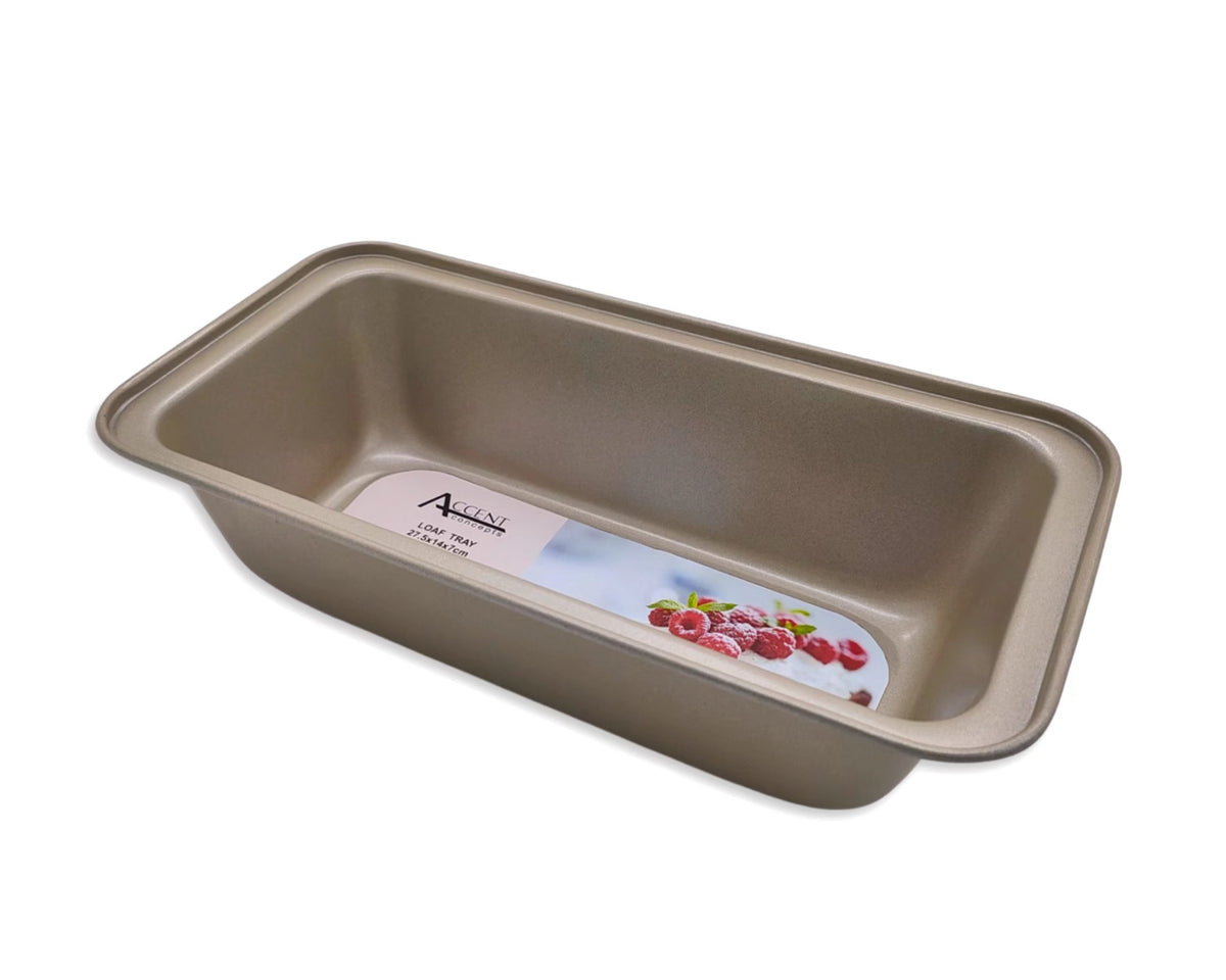 Champagne Gold Loaf Baking Tray 27.5x14x7cm