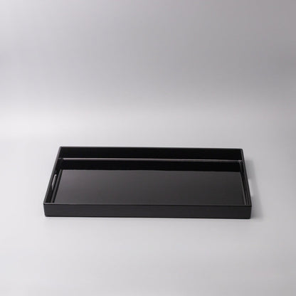Tray Rectangular 42cm Black Lacquerware - Image 4