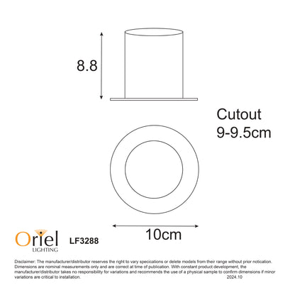 Tricolour Gimbal LED Recessed - Focus.8 White