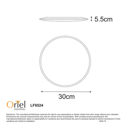 Tricolour LED Ceiling Light - Omar.30 White