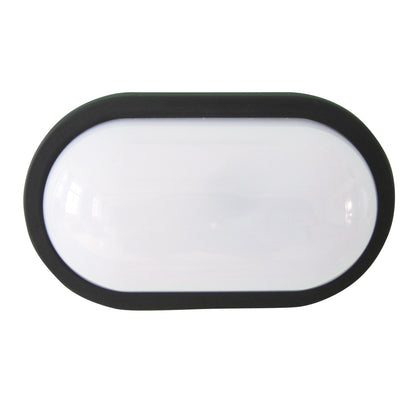 8W LED IP54 Double Insulated Bunker - Kombi Black
