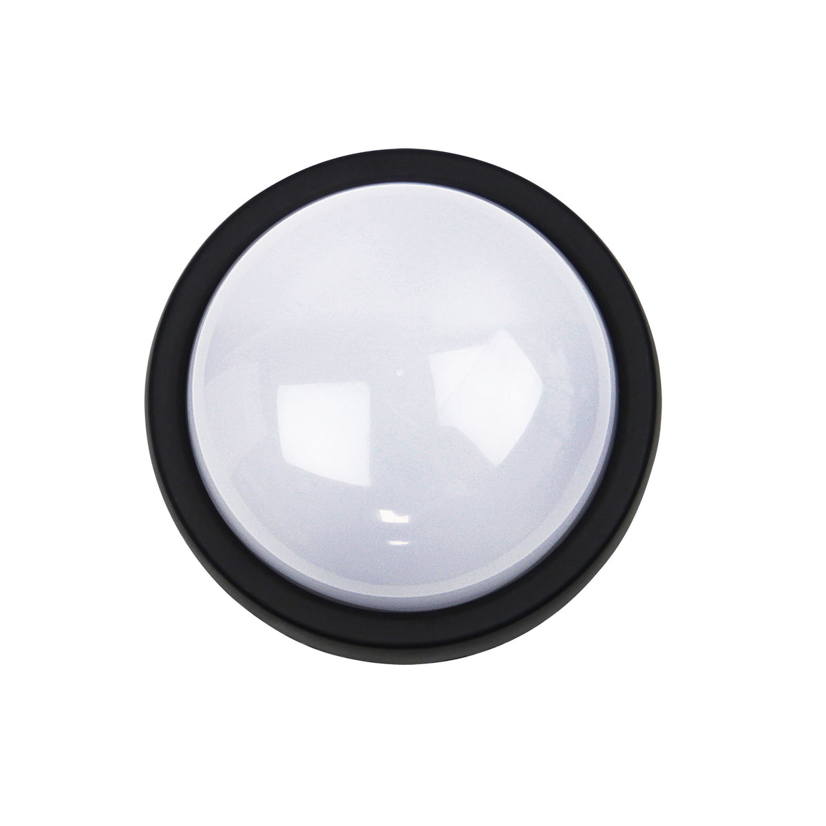 8W LED IP54 Double Insulated Bunker - Ossen Black