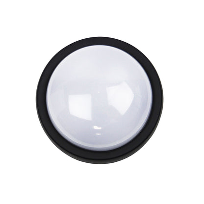 8W LED IP54 Double Insulated Bunker - Ossen Black