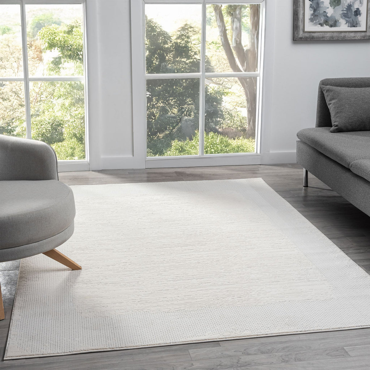 Lavish 715 Ivory Modern Rug