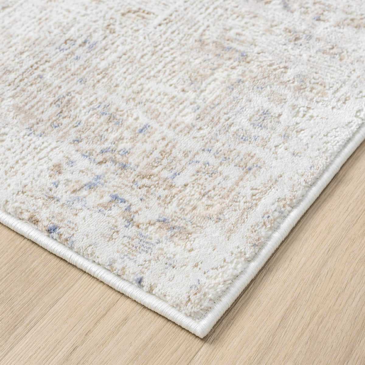 Luxley 580 Ivory Modern Hallway Runner