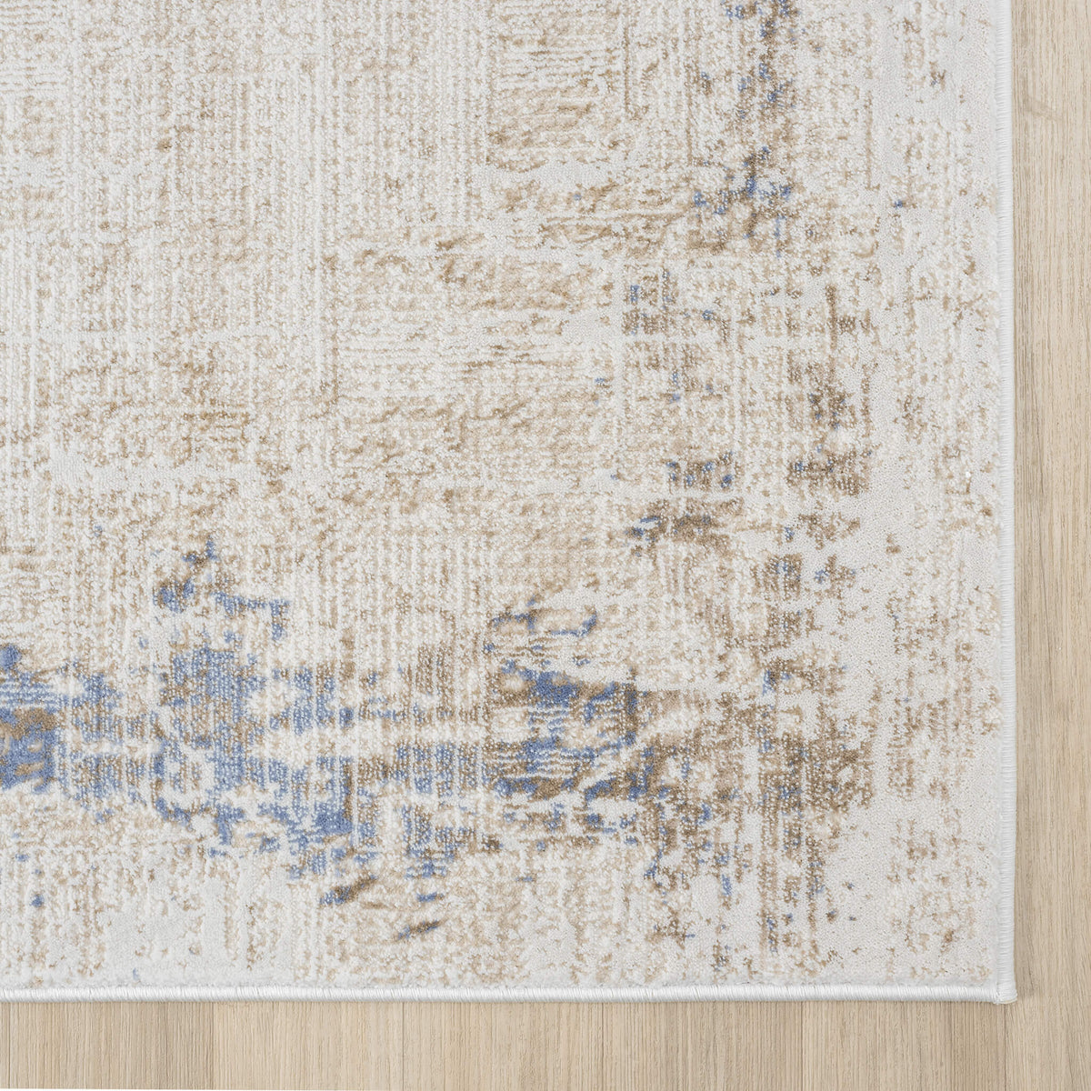 Luxley 580 Ivory Modern Hallway Runner