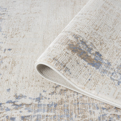 Luxley 580 Ivory Modern Hallway Runner