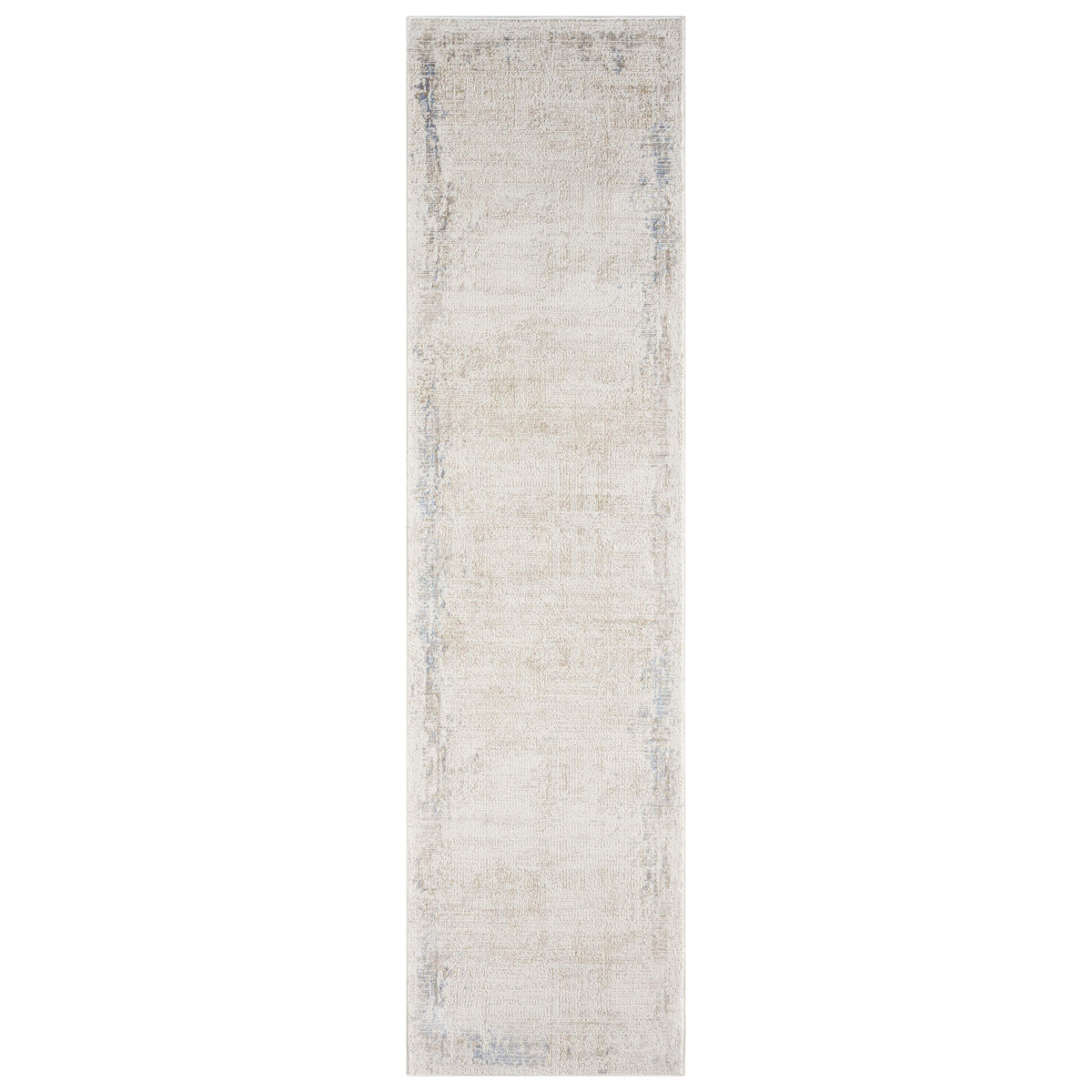 Luxley 580 Ivory Modern Hallway Runner