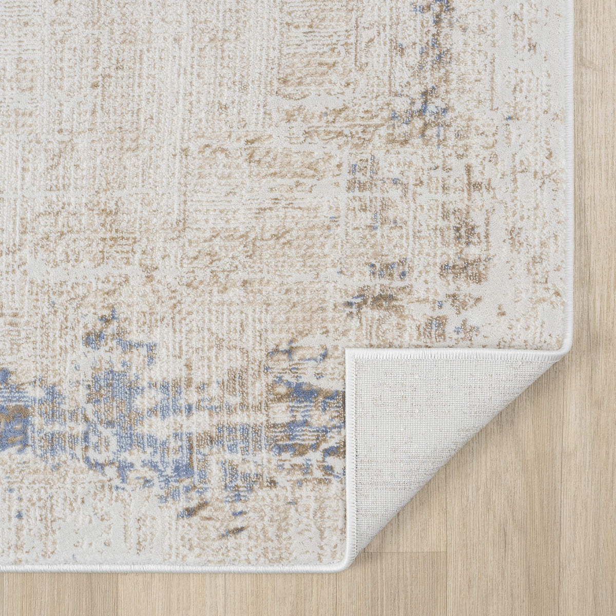 Luxley 580 Ivory Modern Hallway Runner