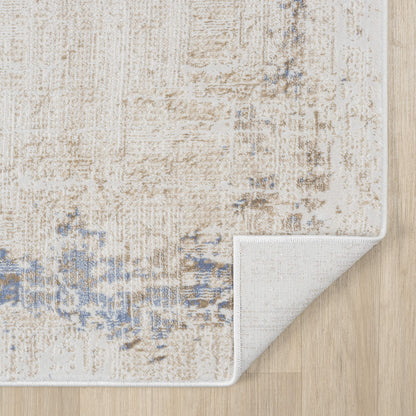 Luxley 580 Ivory Modern Hallway Runner