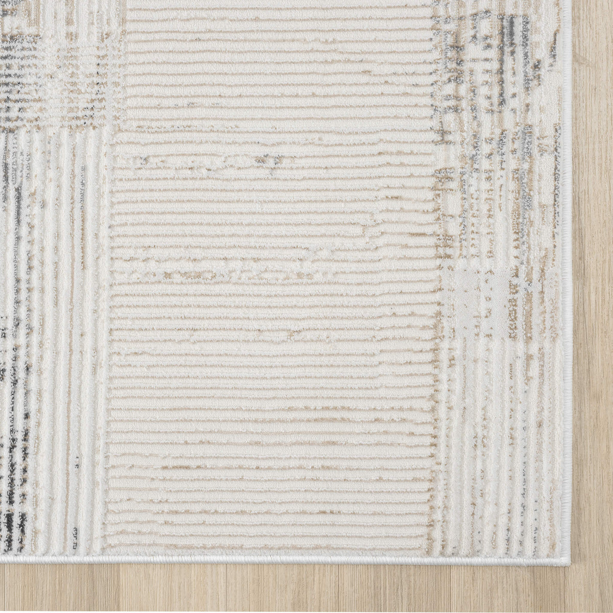Luxley 590 Sand Modern Hallway Runner