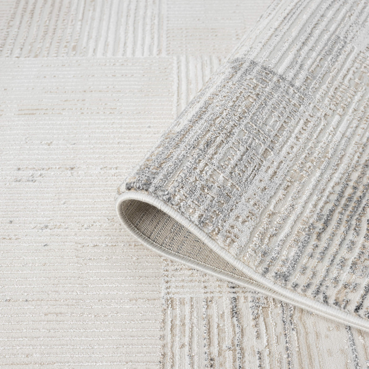 Luxley 590 Sand Modern Hallway Runner