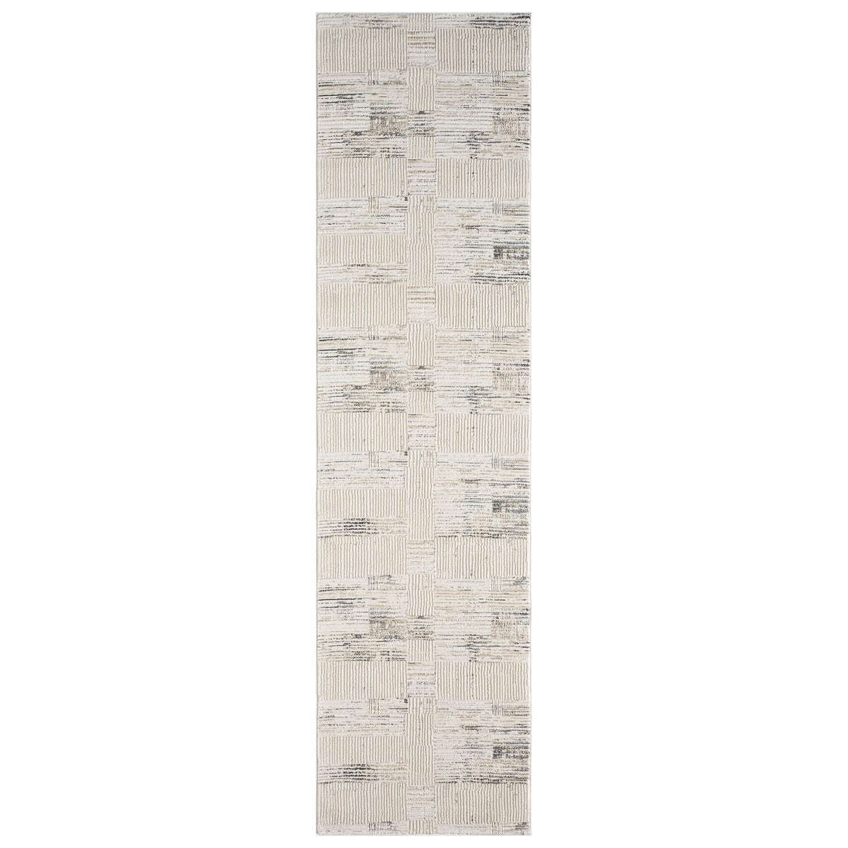 Luxley 590 Sand Modern Hallway Runner