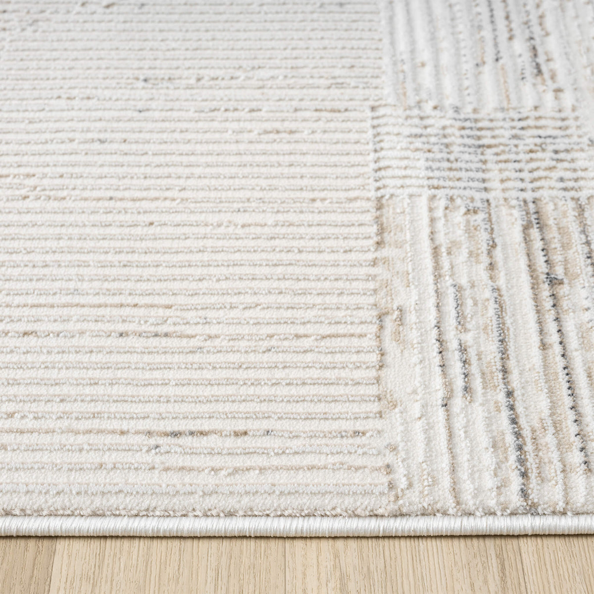 Luxley 590 Sand Modern Hallway Runner