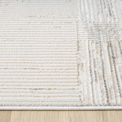 Luxley 590 Sand Modern Hallway Runner