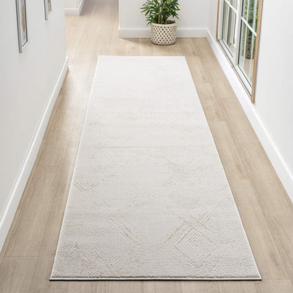 Luxley 592 Pearl Modern Hallway Runner