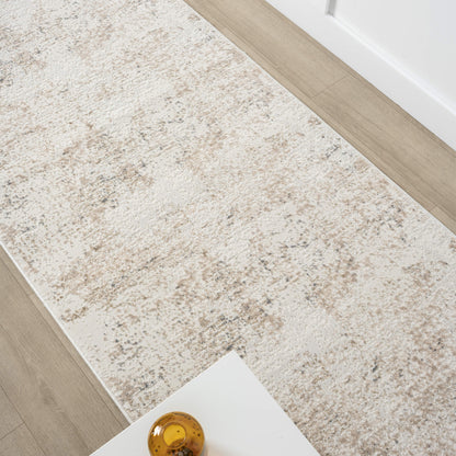 Luxley 594 Stone Modern Hallway Runner