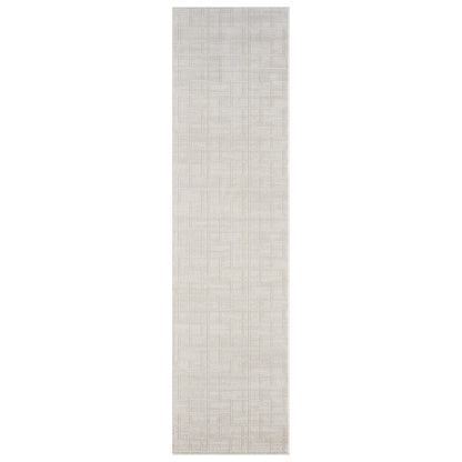 Luxley 598 Linen Modern Hallway Runner