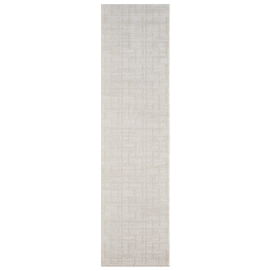 Luxley 598 Linen Modern Hallway Runner