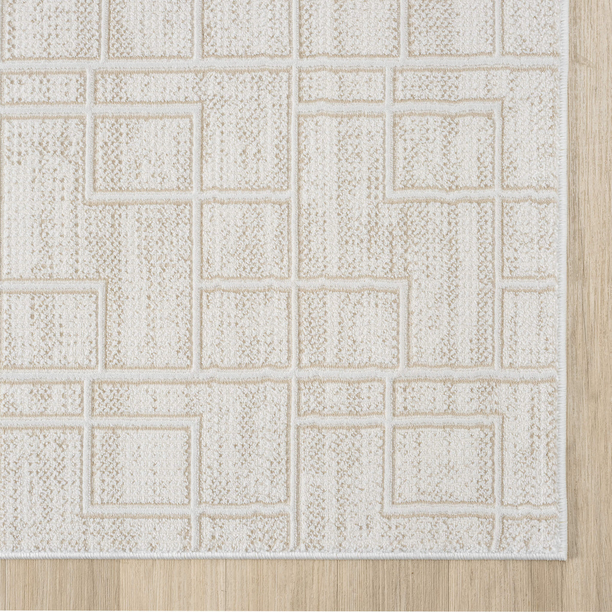 Luxley 598 Linen Modern Rug