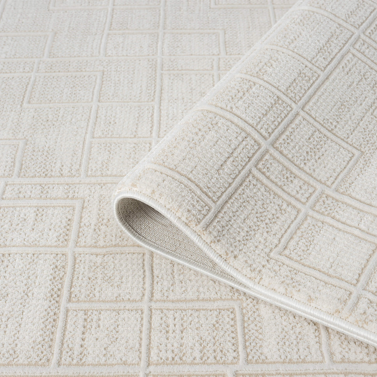 Luxley 598 Linen Modern Rug