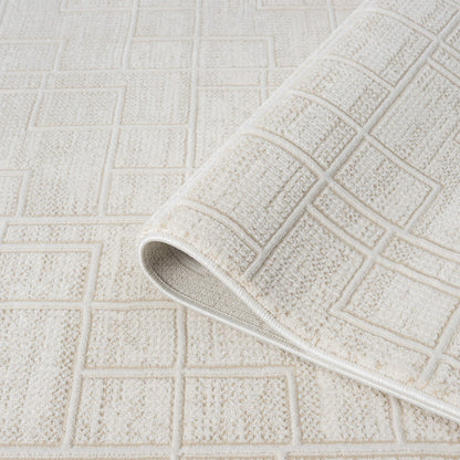 Luxley 598 Linen Modern Rug