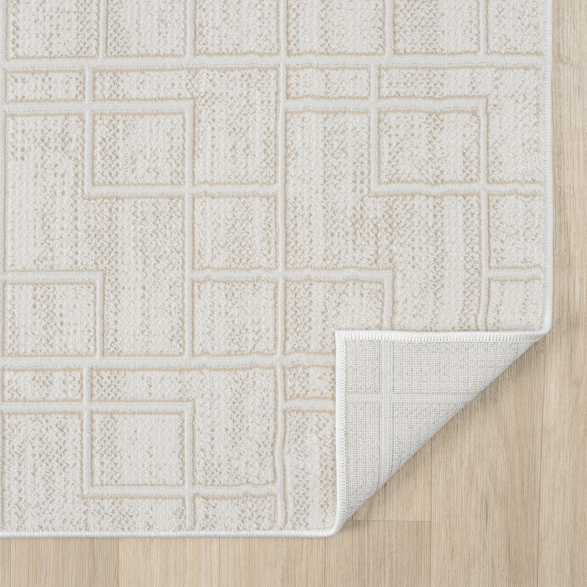 Luxley 598 Linen Modern Rug