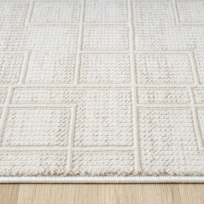 Luxley 598 Linen Modern Rug
