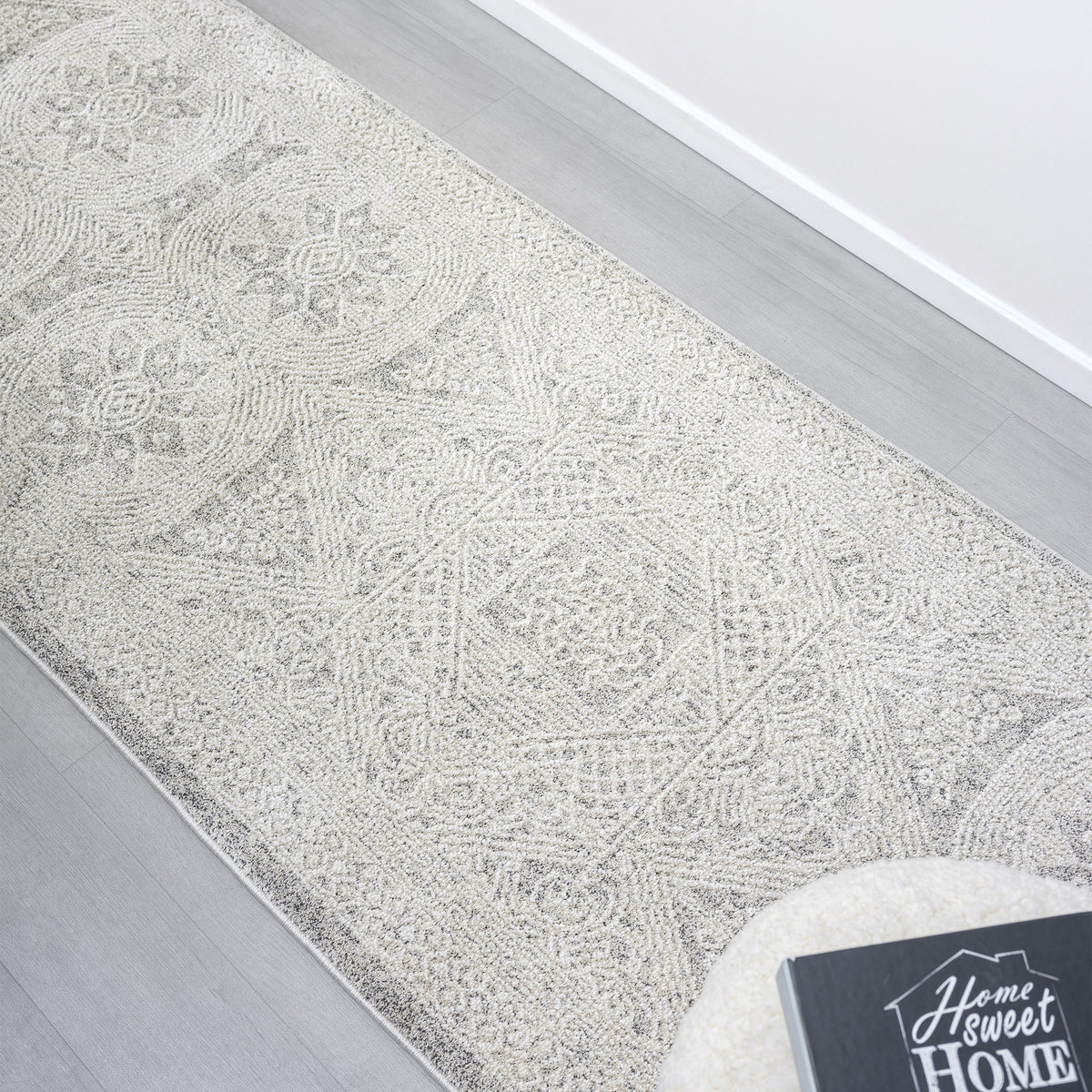Nature 493 Stone Modern Hallway Runner