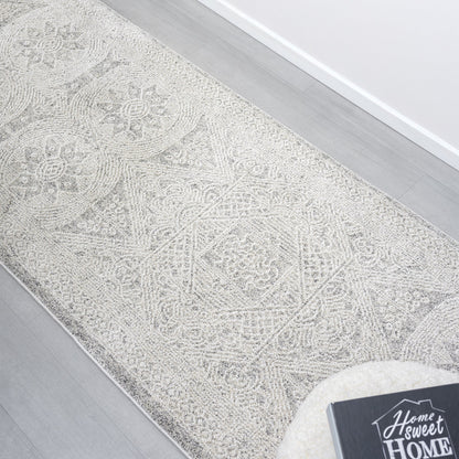 Nature 493 Stone Modern Hallway Runner