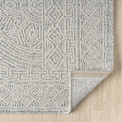 Nature 493 Stone Modern Hallway Runner