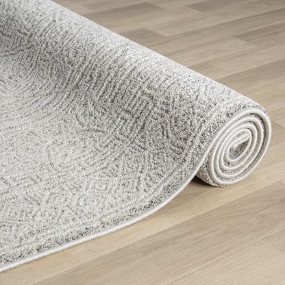 Nature 493 Stone Modern Hallway Runner