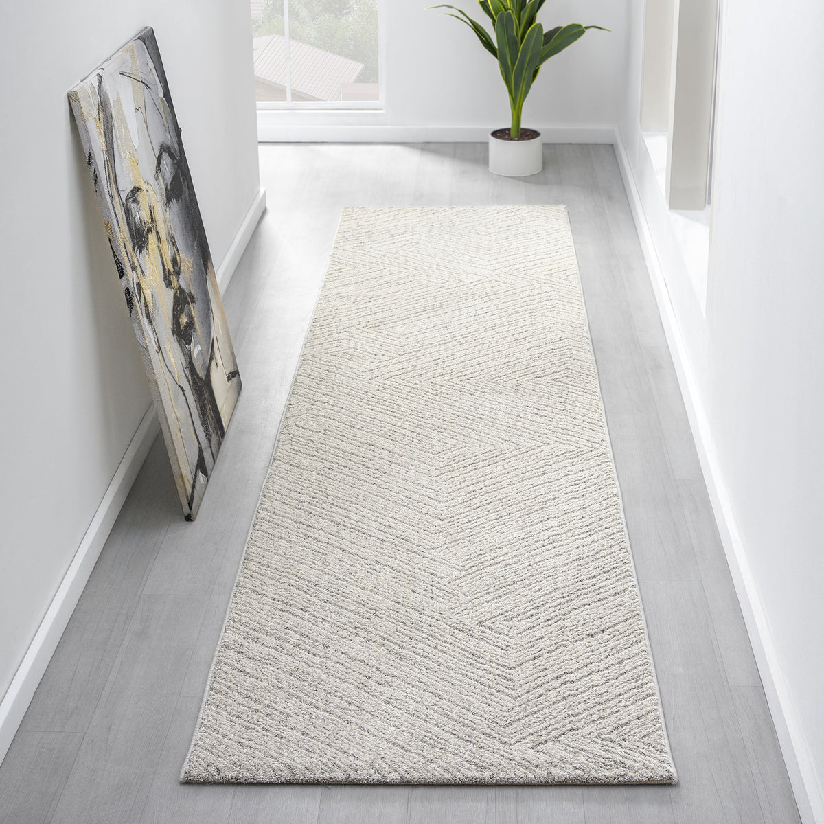 Nature 494 Oak Modern Hallway Runner