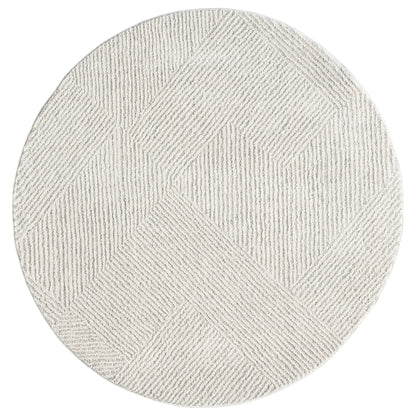 Nature 495 Sand Modern Round Rug
