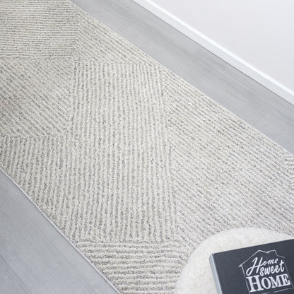 Nature 495 Sand Modern Hallway Runner