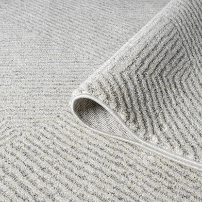 Nature 495 Sand Modern Hallway Runner