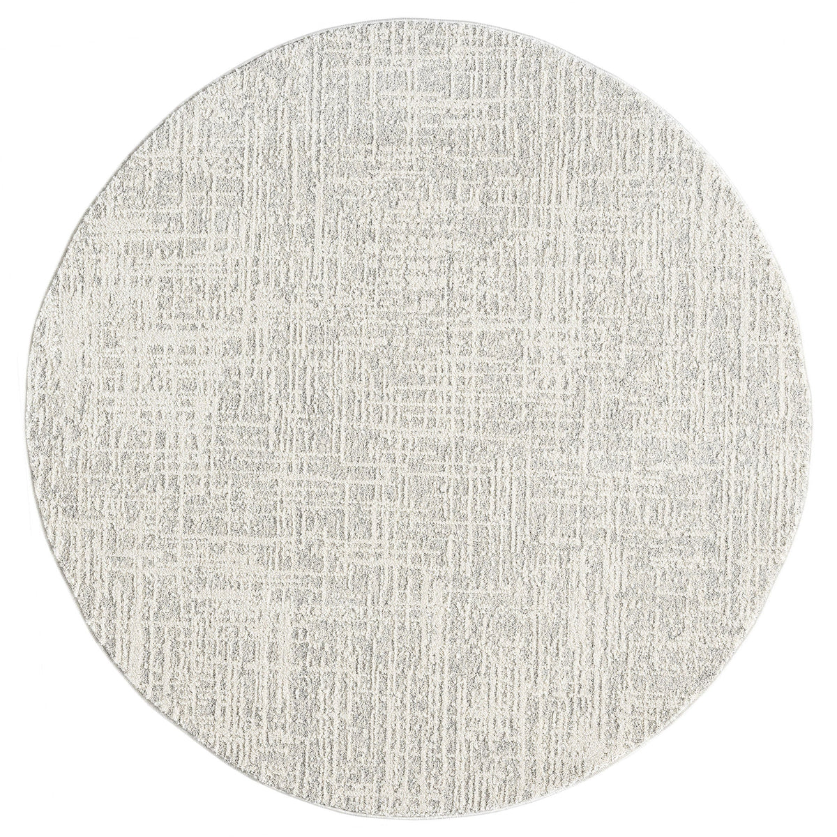 Nature 497 Linen Modern Round Rug
