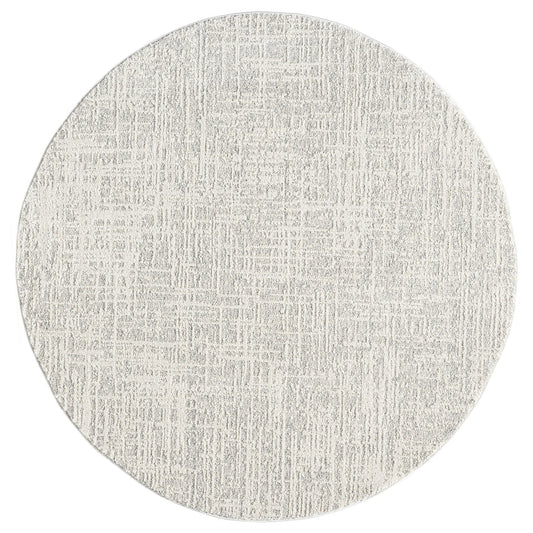Nature 497 Linen Modern Round Rug